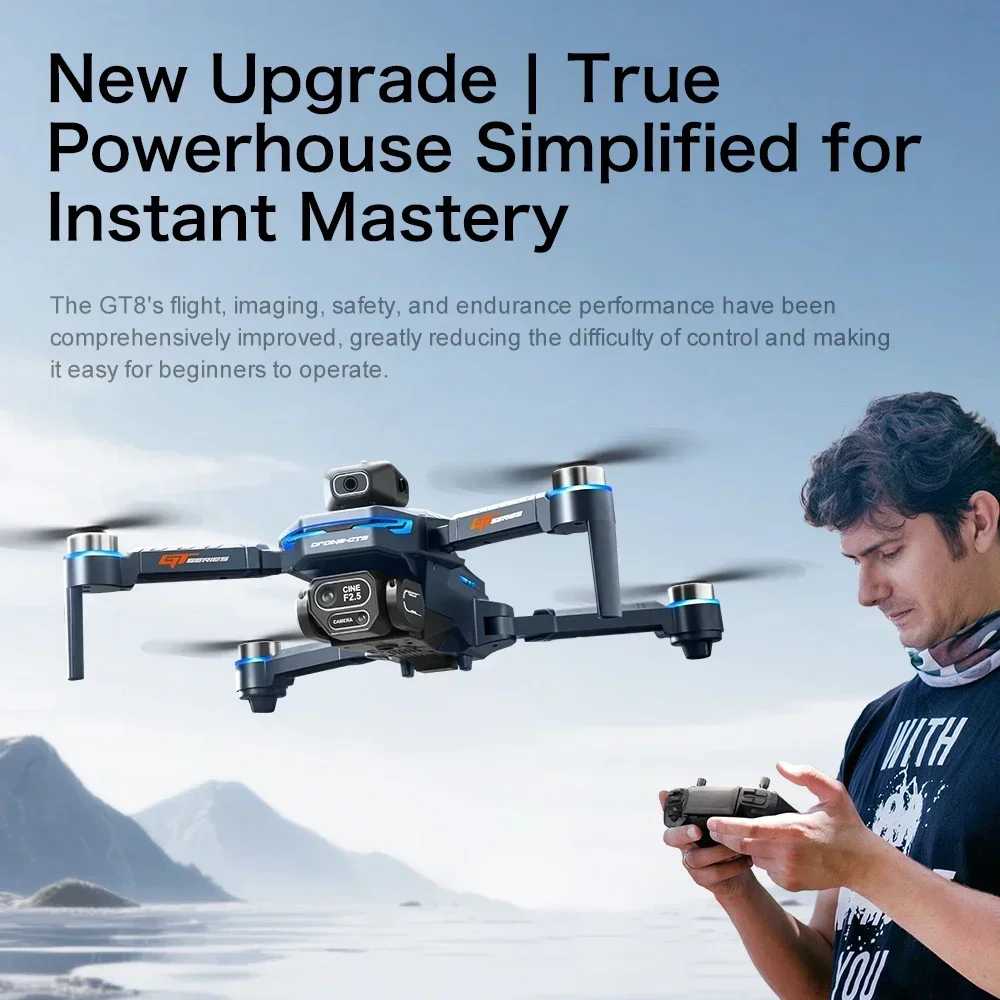 Drone 4K HD GT8 Camera Obstacl - Jjrc Drone X12 review and price