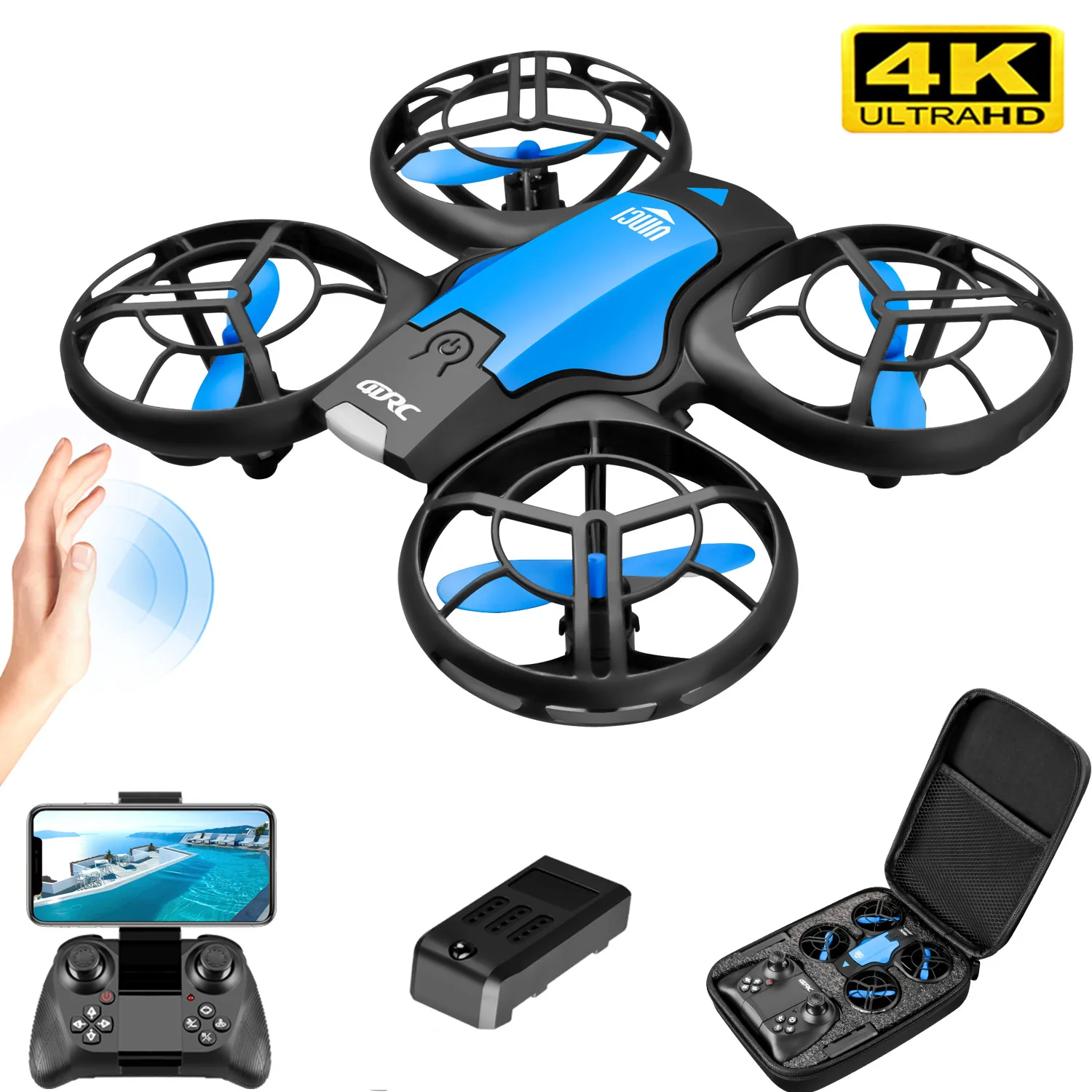 V8 New Mini Drone 4K Professio - Drone Controller Screen review and price