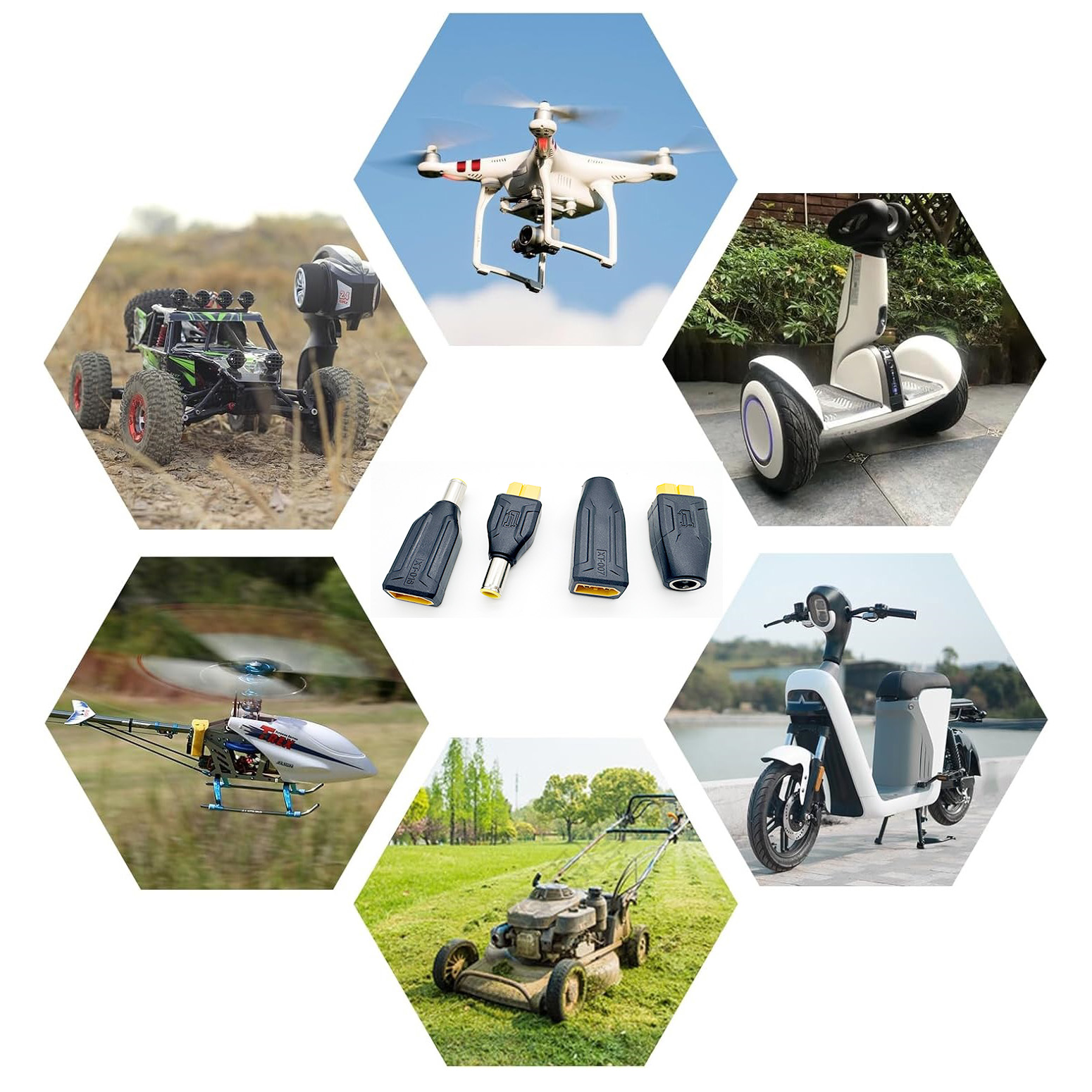 XT60 to DC 7.9mm X 0.9mm 7909  - Drone Battery Adapter review and price