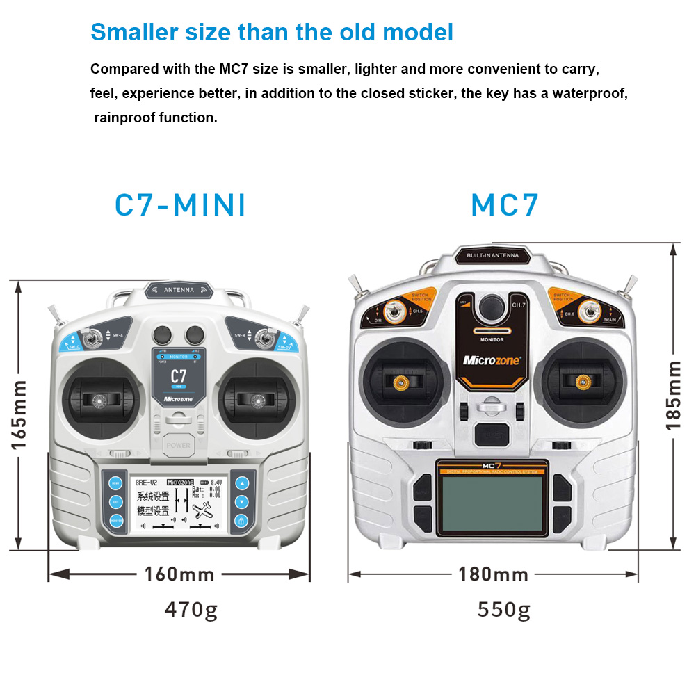 MicroZone MC7 Controller C7 MI - Drone Battery Adapter review and price
