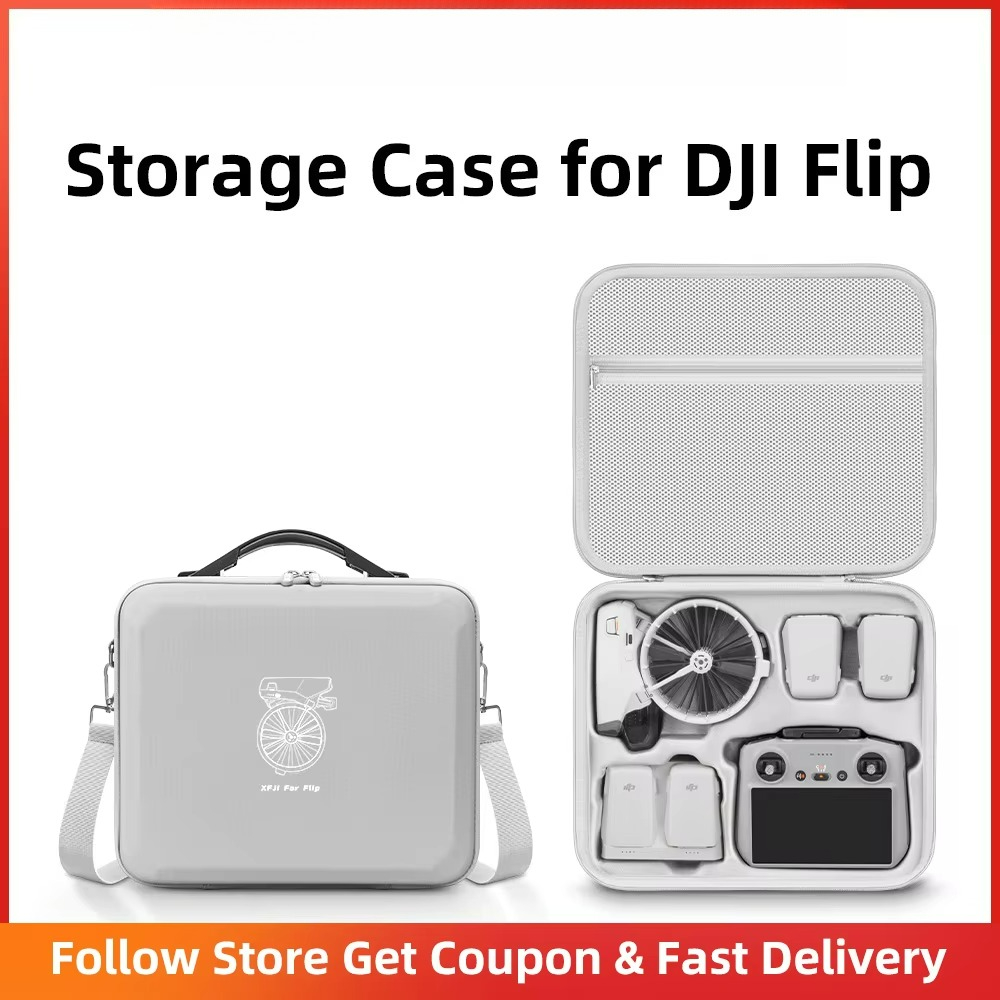 Shoulder Bag for DJI Flip RC 2 - Drone Hard Shell Case review and price